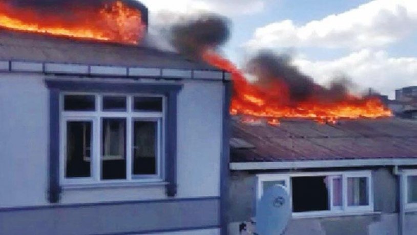 İstanbul'da korku dolu anlar! Kiracısının üzerine kapıyı kilitledi, evi yaktı