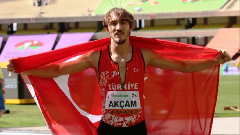 Berke Akçam'dan U20 Atletizm Şampiyonası’nda altın madalya