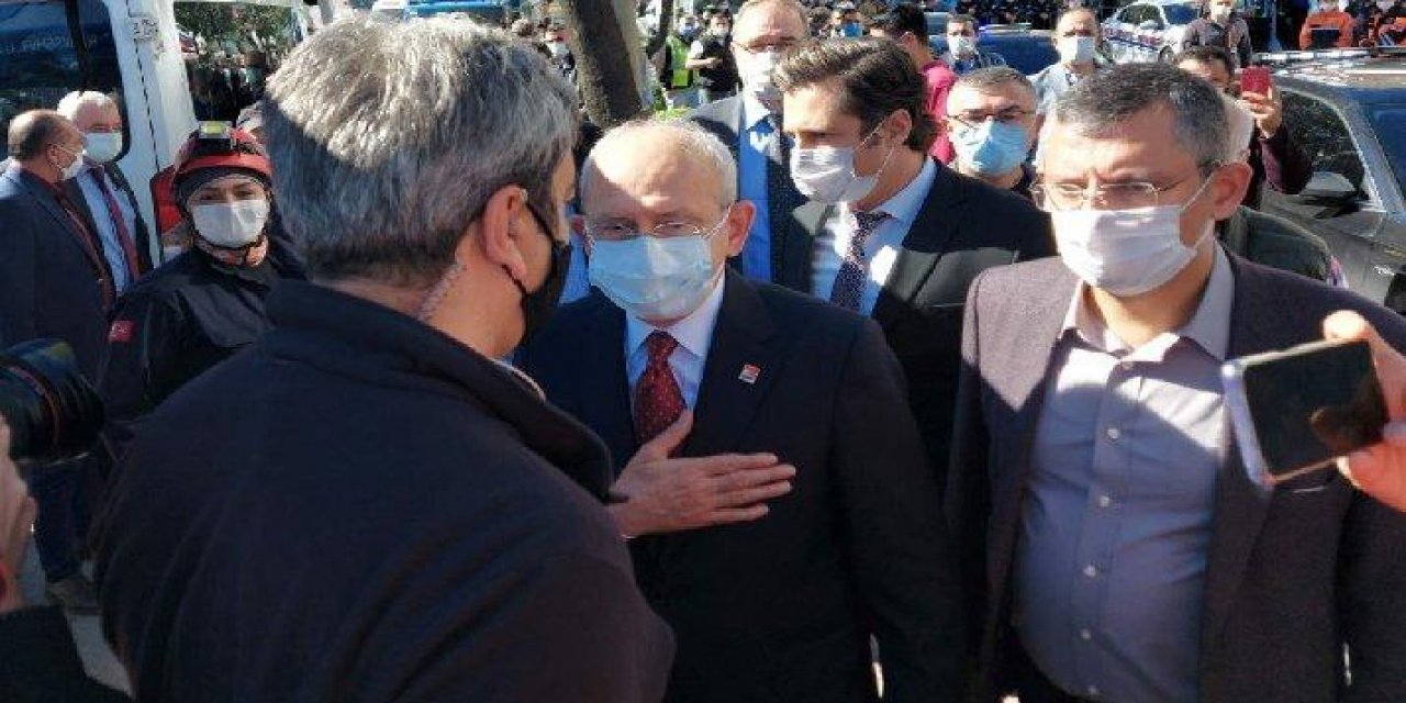 CHP lideri Kılıçdaroğlu deprem bölgesinde! "İnsanlar çalışıyor meşgul etmeyelim"
