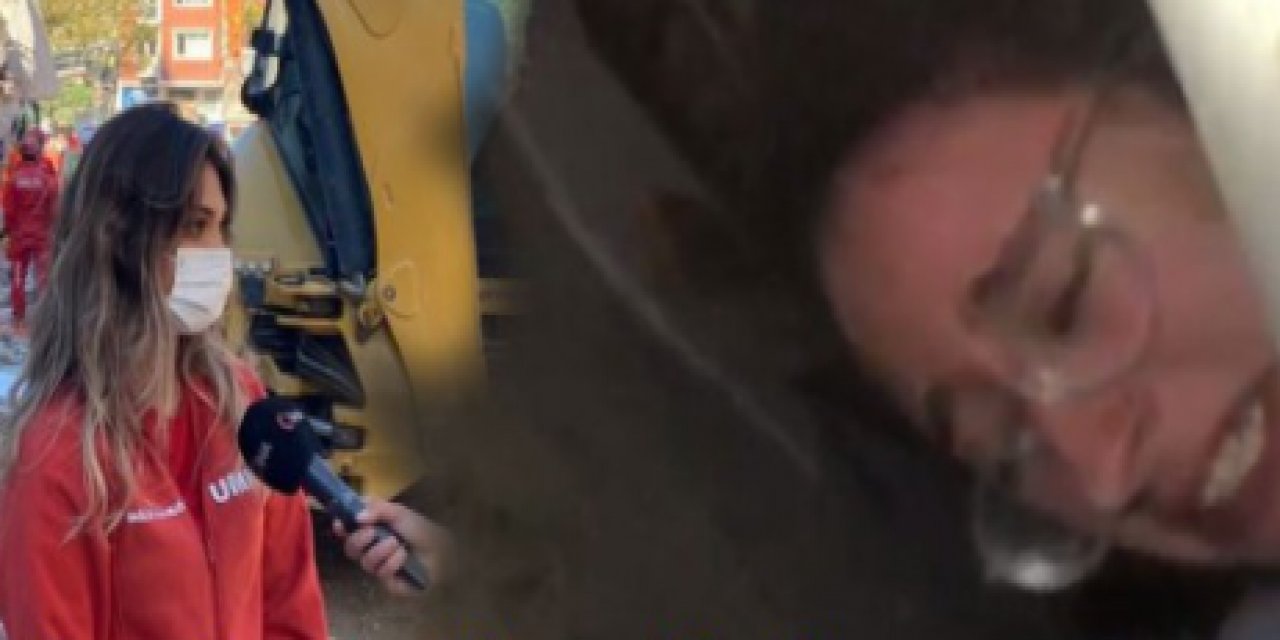 Enkaz altındaki İnci'yi kurtaran sağlıkçı o anları anlattı! Ellerimi tutmak istedi...