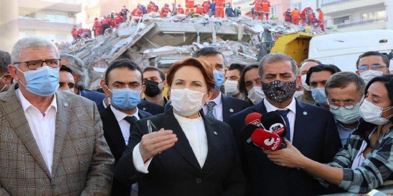 Meral Akşener deprem bölgesinde!