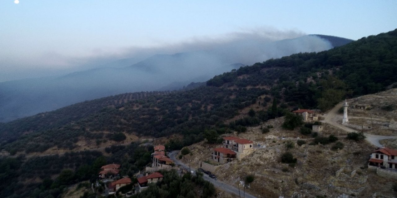 Kazdağları’ndaki yangın devam ediyor...