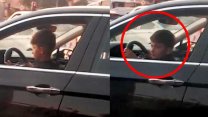 Gören neye uğradığını şaşırdı: Küçük çocuk direksiyona geçti ve...