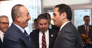 Bakan Çavuşoğlu, Katarlı mevkidaşı ile görüştü