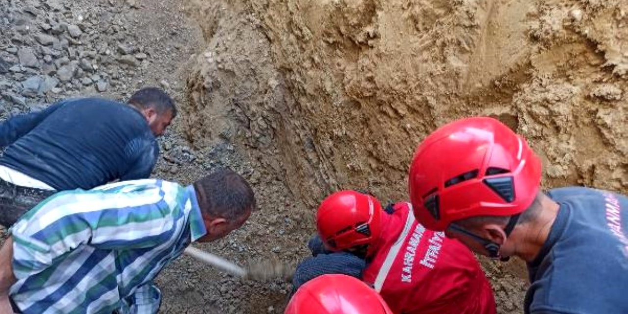 Su kuyusu kazarken göçük altında kalan baba- oğul öldü