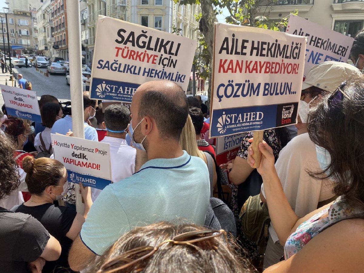 Aile hekimleri iş bıraktı