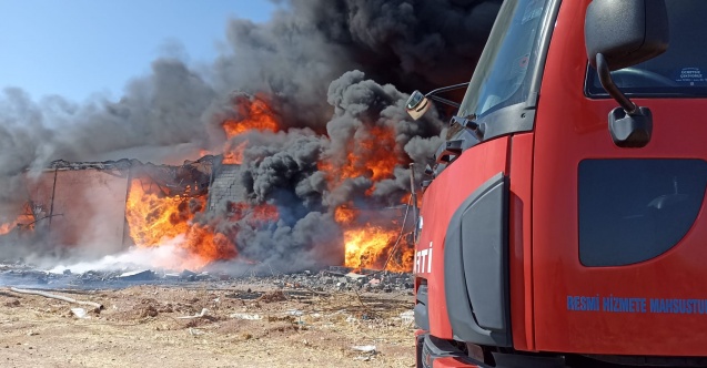 Mardin’de plastik üretim fabrikasında yangın