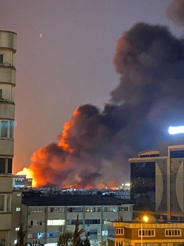 İstanbul'da korkutan yangın