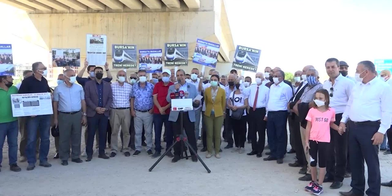 CHP, BURSA’DAN HÜKÜMETE SORU: "NEREDE BURSA'NIN HIZLI TRENİ"