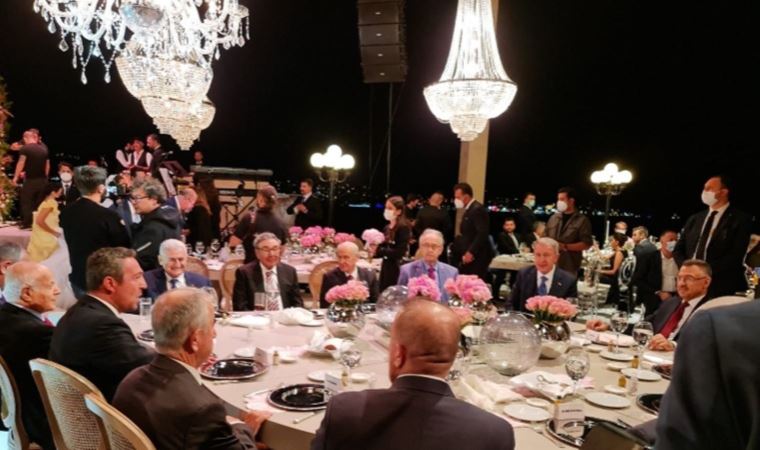 Devlet Bahçeli, Aydın Doğan, Süleyman Soylu... İşte iş dünyasından isimleri ve siyasileri Çırağan'da buluşturan düğün