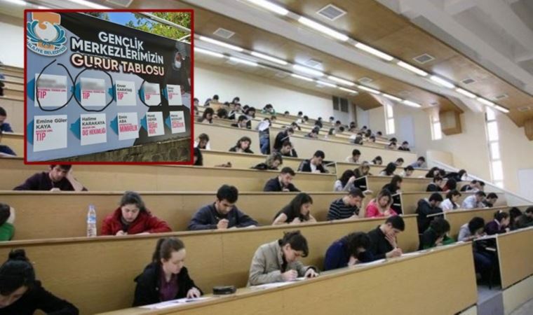 AKP'li belediye 'gurur tablosunu' sergiledi: İstanbul Teknik Üniversitesi'nde tıp kazandırdılar!