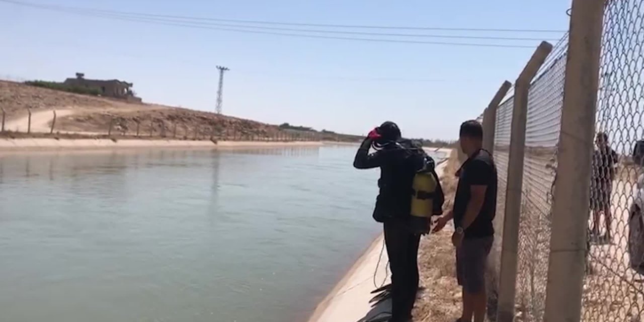 SULAMA KANALINA DÜŞEN İKİ ÇOCUKTAN BİRİ BOĞULDU, DİĞERİ ARANIYOR