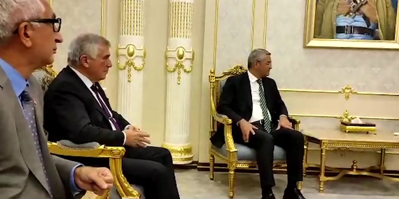 CHP HEYETİ ERBİL'DE HIRİSTİYAN BAKAN ABDOKA’YI ZİYARET ETTİ