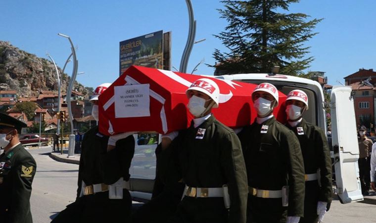 Şehit Piyade Uzman Çavuş Muammer Yiğit'e memleketinde acı veda