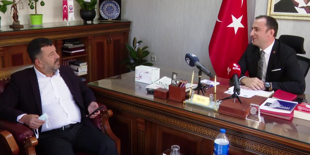 AĞBABA, EĞİTİM-İŞ'İ ZİYARET ETTİ: "BİR TANE YARDIMCI PERSONEL OLMADAN EĞİTİME BAŞLAYAN OKULLAR VAR"