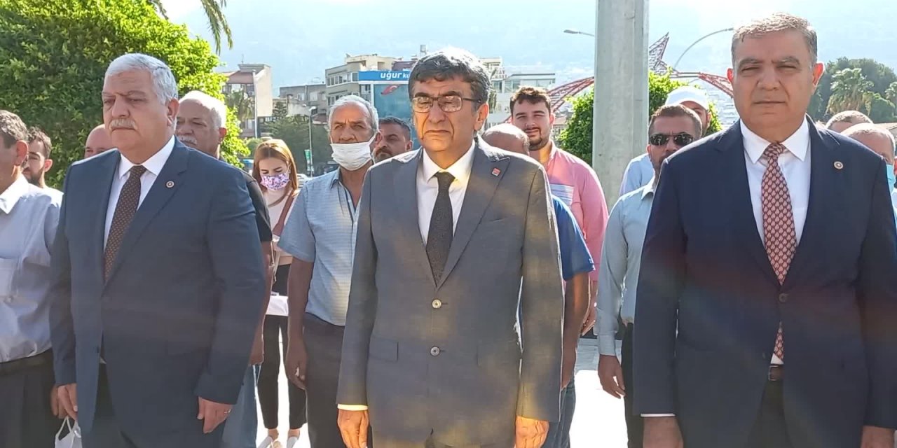 CHP HATAY İL BAŞKANI PARLAR: "CHP'Yİ VE SENİN İLKELERİNİ SONSUZA KADAR YAŞATACAĞIZ"