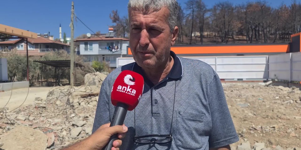 MANAVGAT ORMAN YANGININDA 30 YILLIK EMEĞİ KÜL OLDU