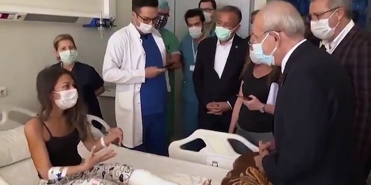 Kılıçdaroğlu'ndan hastanede tedavi gören depremzedeleri ziyaret etti. "Mezardan çıktık, tek hatırladığım bu"