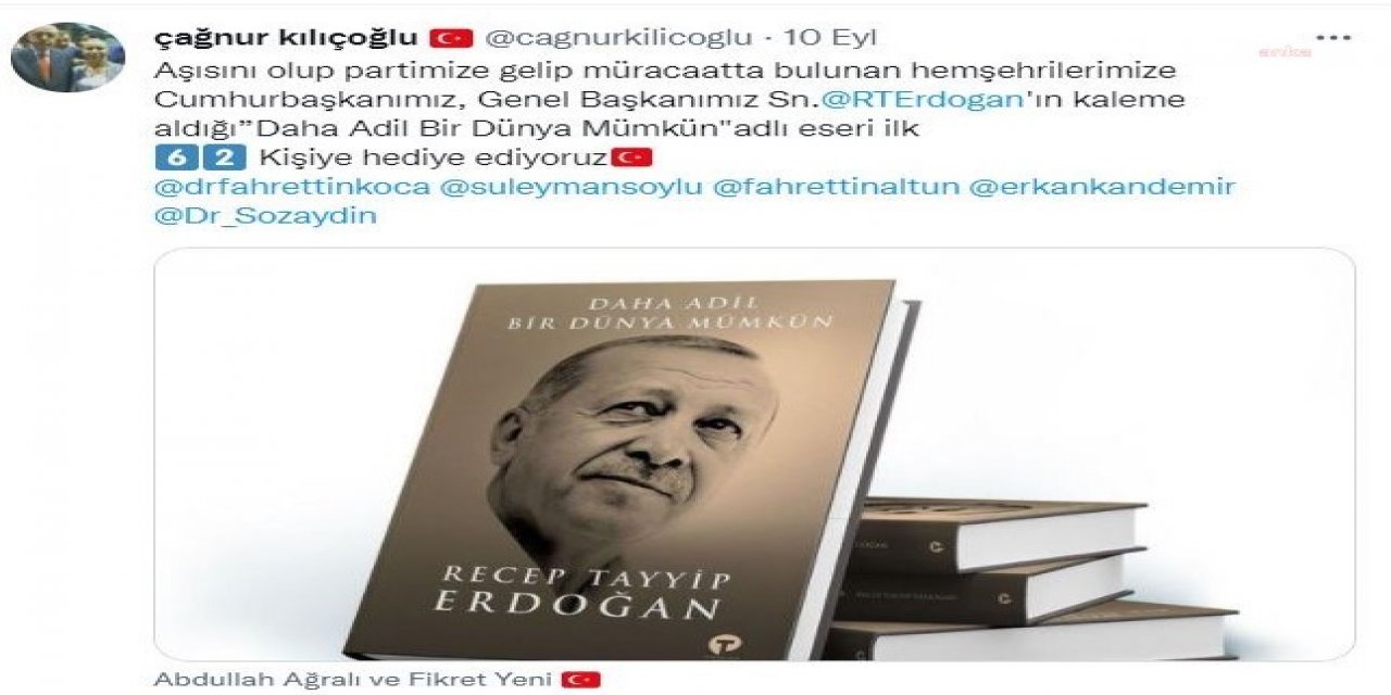 TUNCELİ'NİN PÜLÜMÜR İLÇESİNDE 'AŞI OLANA ERDOĞAN KİTABI' TEPKİSİ