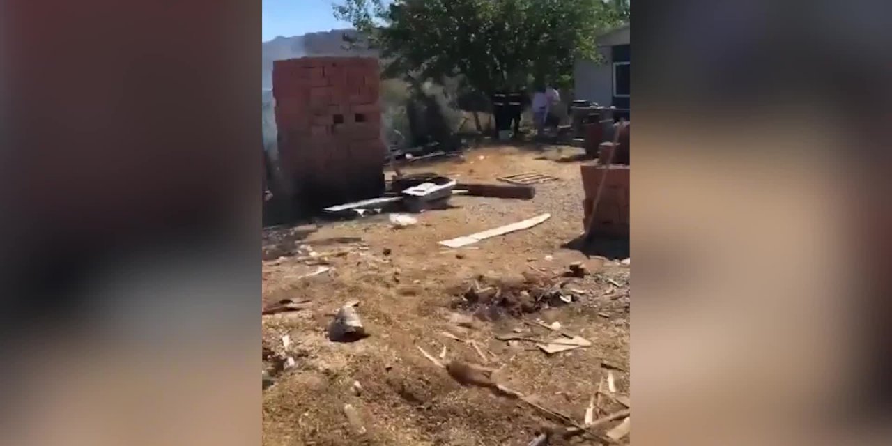 BODRUM'DA İSLAMHANELERİ’NDE KORKUTAN YANGIN!