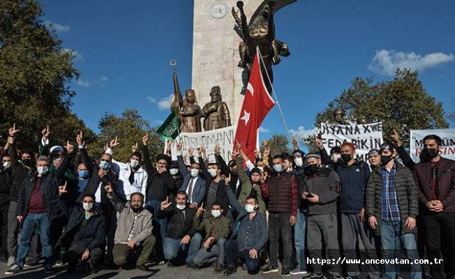 İstanbul’da Fransa protestosu