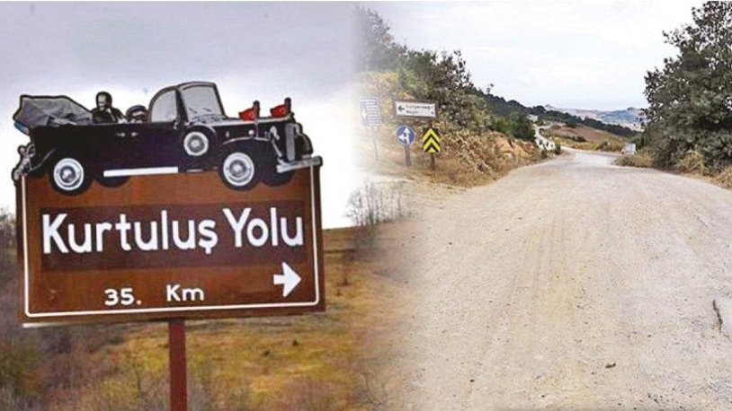 Araçlar, tabelalar çürüdü... Atatürk’ün Kurtuluş Yolu kaderine terk edildi!