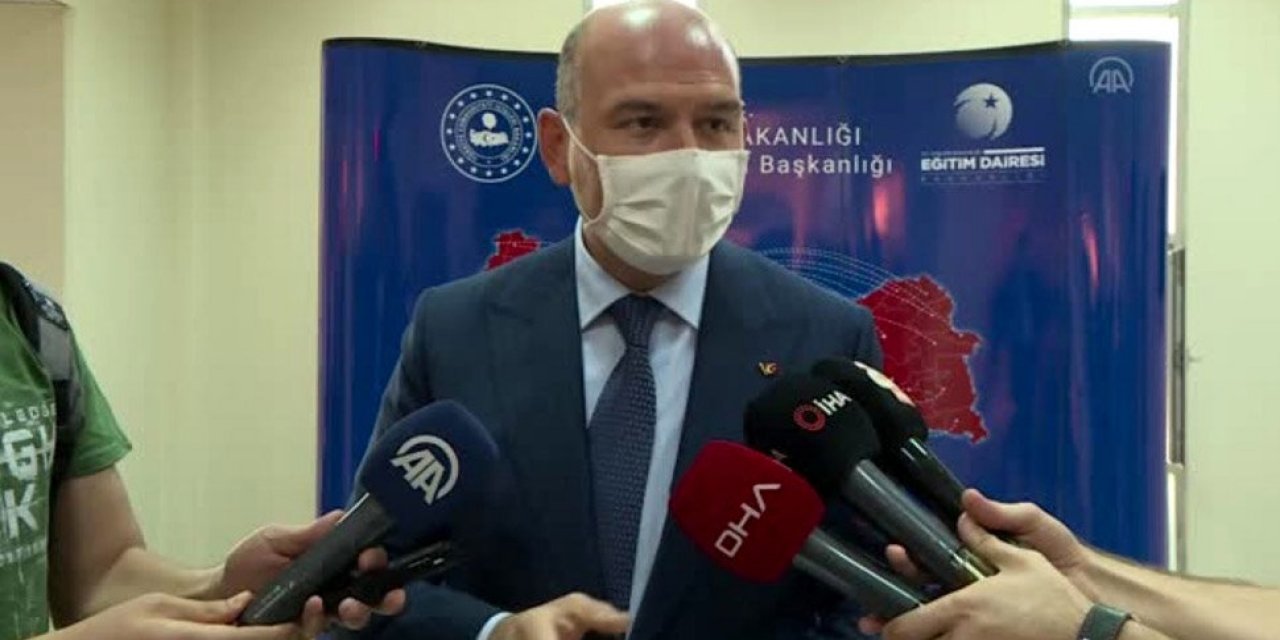 İçişleri Bakanı Süleyman Soylu'dan gazetecilere: Esas sizi açığa almak lazım