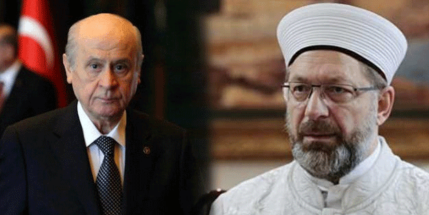 Ali Erbaş'ın açıklamaları tepki çekmişti... Bahçeli'den "Laiklik" çıkışı