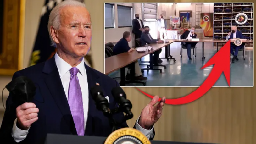 ABD Başkanı Joe Biden'a büyük şok! Canlı yayında konuşurken...
