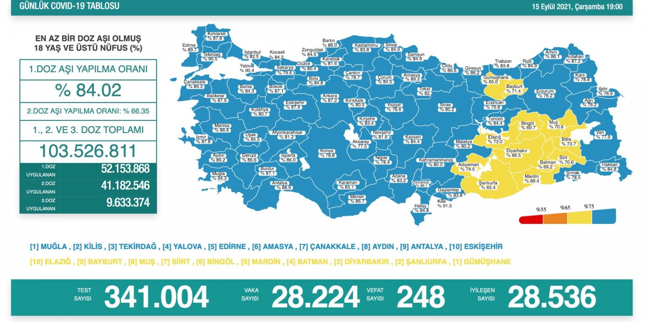 Koronavirüsten 248 kişi daha hayatını kaybetti! Vaka sayılarındaki artış sürüyor