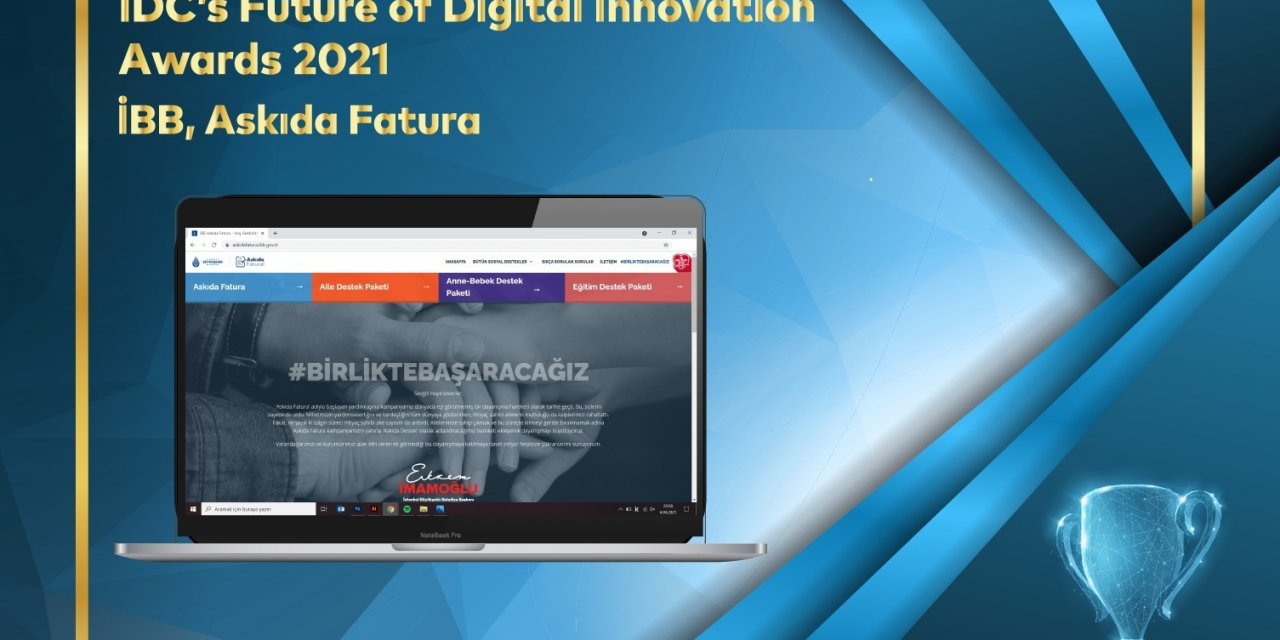 İBB'nin askıda fatura dayanışması 6. ödülünü aldı