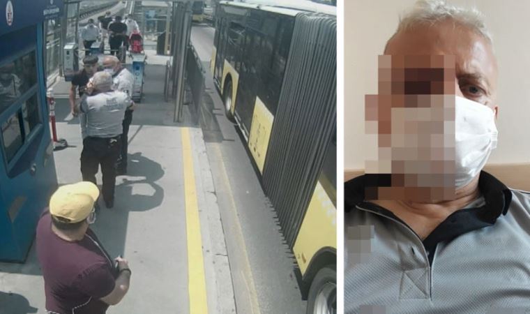 Metrobüste kör eden kavga