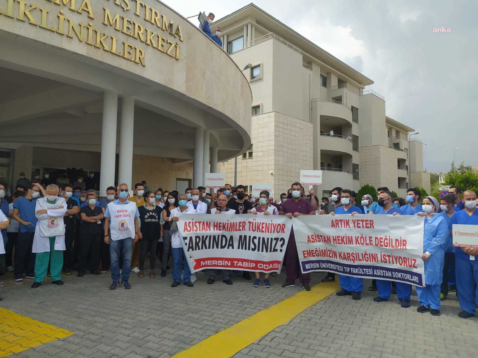 Mersin Tabip Odası: "Asistan hekimler tükendi, farkında mısınız?"