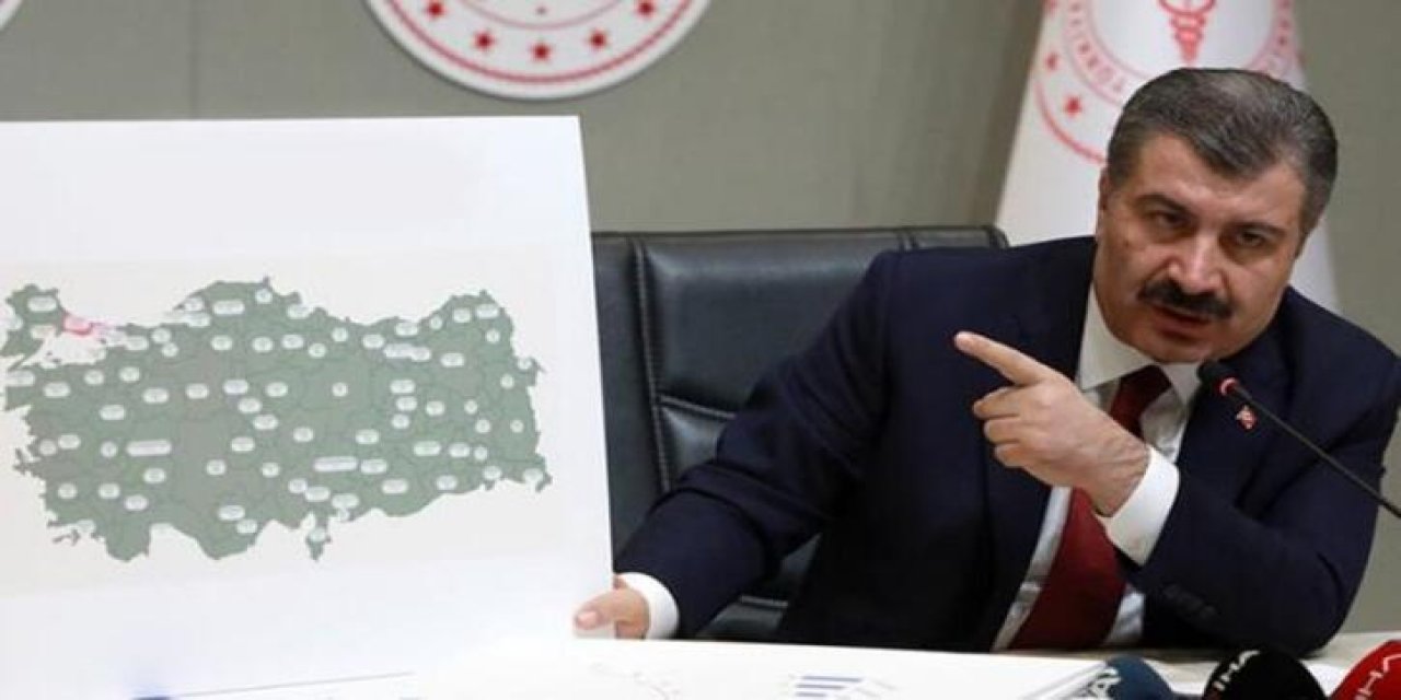 Haftalık vaka haritası açıklandı: İşte il il son durum