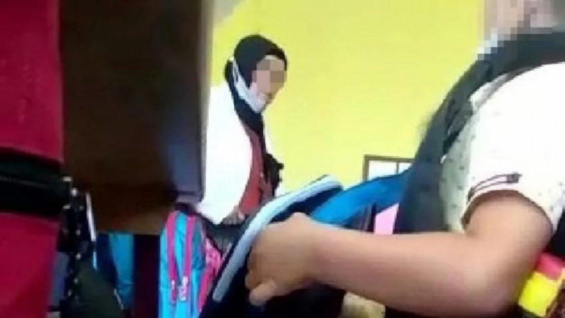 Ağlayan ilkokul öğrencisini tehdit ettiği görüntüler infial yaratmıştı: O öğretmen hakkında gelişme
