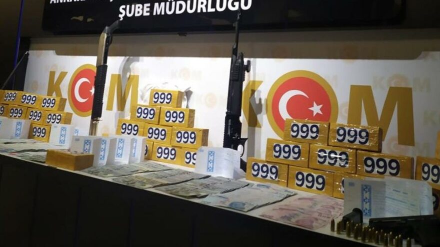 Ankara’da ele geçirildi: Piyasa değeri 210 milyon lira