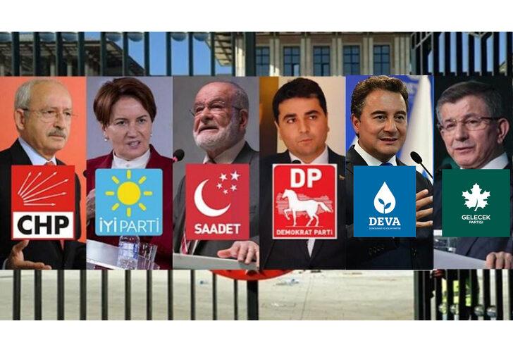 Kulislerde konuşuluyor: 6 muhalefet partisi bakanlar konusunda anlaştı