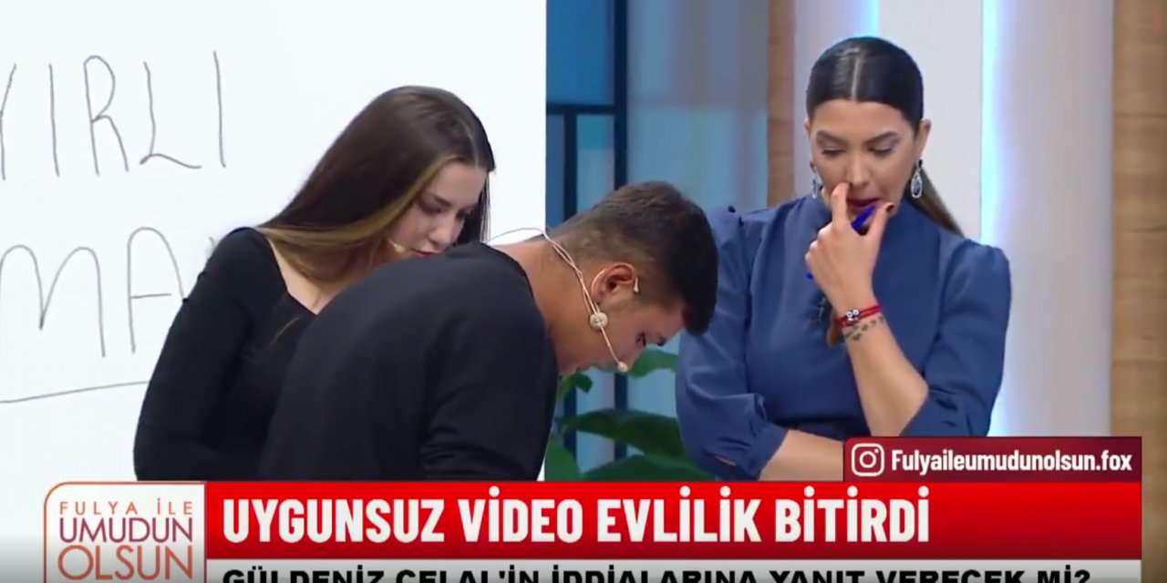 Türk televizyonlarında bu da oldu! Canlı yayında eşinin cinsel içerikli videosunu izletti