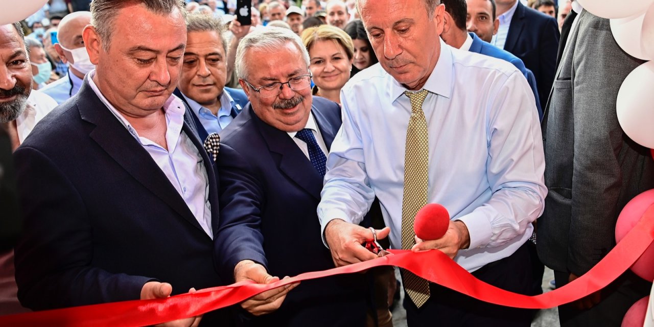 Muharrem İnce, Aydın'ın Nazilli İlçe başkanlığını hizmete açtı