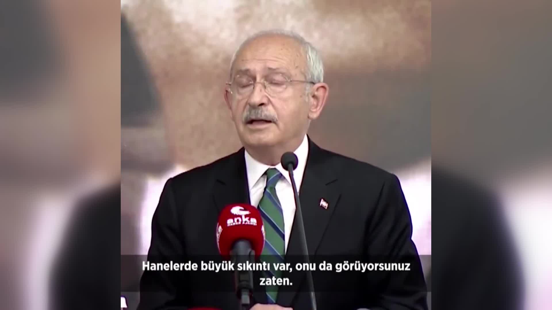 CHP lideri Kılıçdaroğlu: "Türkiye aslında yönetilmiyor"
