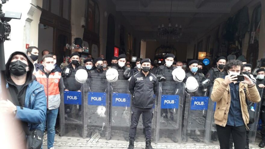 TÜGVA'da tahliye işlemi yapılacaktı: İBB'ye polis engeli
