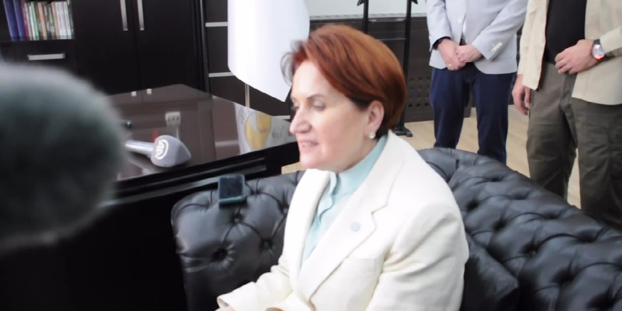 Meral Akşener :"Müthiş bir devlet krizi var Türkiye'de"