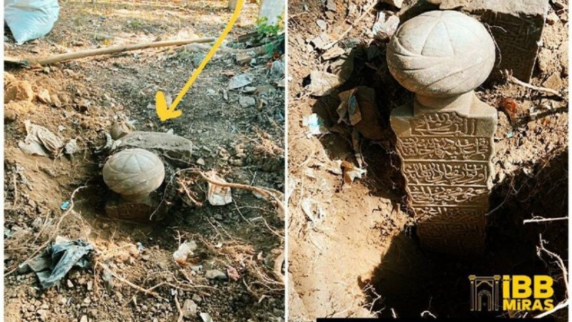 İBB, Şeyh Seyyid İsmail Nefi’nin mezartaşını gün yüzüne çıkardı