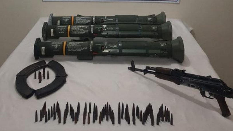 Hakkari'de AT-4 tanksavar silahı ele geçirildi