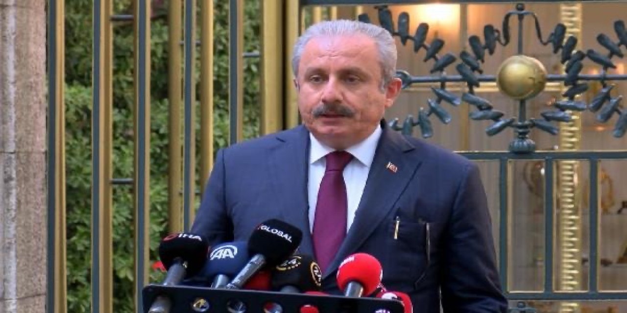 TBMM Başkanı Şentop'tan Macron'a: Kimse ergenlik sorunlarını uluslararası alana taşımasın