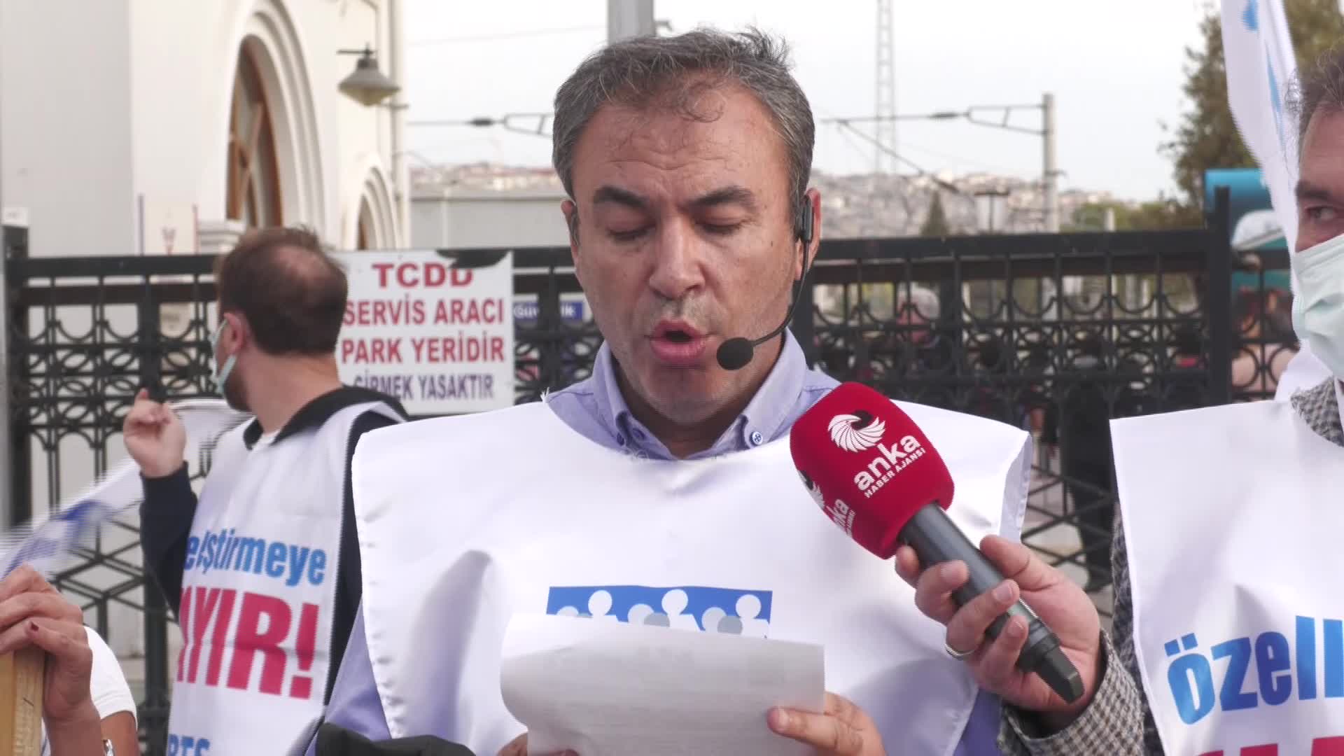 Demiryolu İşçileri TCDD özelleştirmesine karşı: "Kar özelleştirilecek zarar halka yıkılacak"