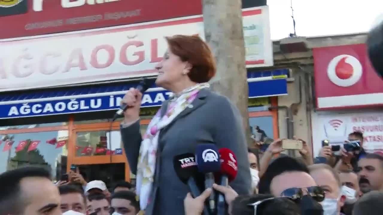 İYİ Parti lideri Akşener, Zile'de: "Birlikte bu harami düzeni sandıkta yıkacağız"