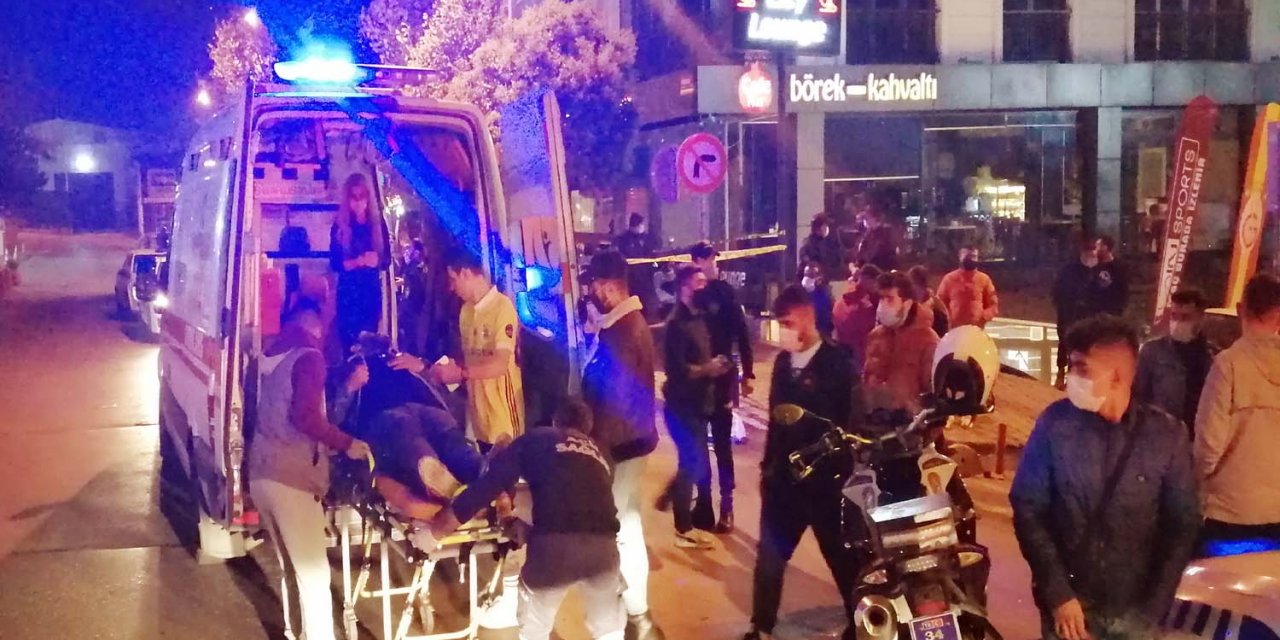 Şişli'de iki grup arasındaki silahlı kavga kamerada