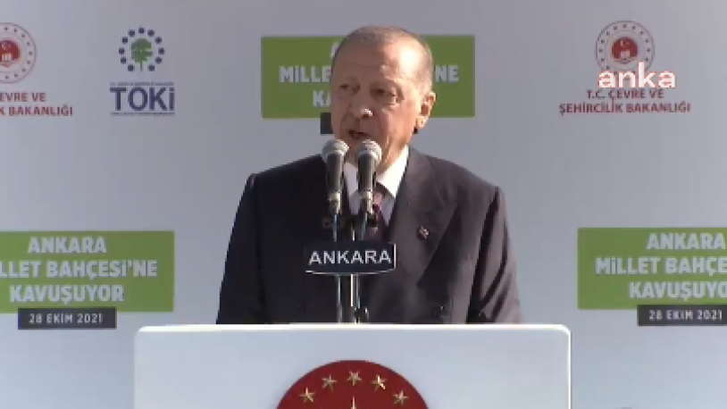 Erdoğan'dan açılış töreninde 'ekonomi' açıklaması: "Oralarda raflar boş, Elhamdülillah biz de bolluk bereket yoluna devam ediyor'