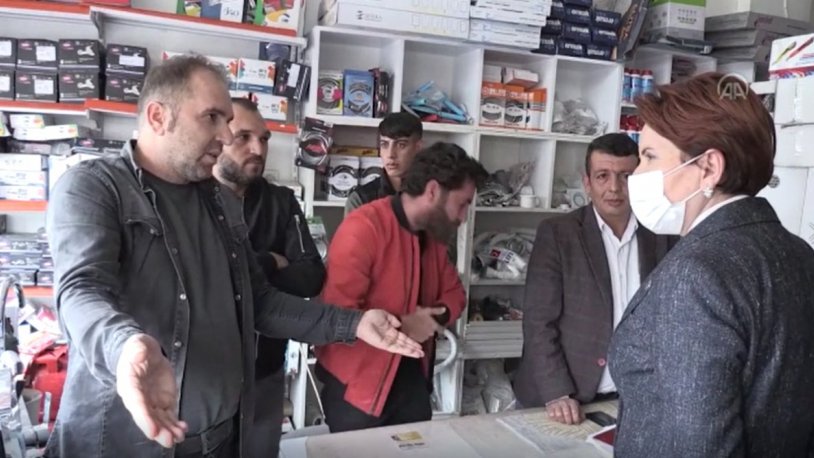Esnaf, Akşener'e 'bulunduğunuz yer Kürdistan'dır' demişti... Savcılık harekete geçti